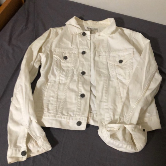 Ralph Lauren Polo White Denim Trucker Jacket Basic